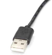 Gebildet 12V USB PC ventilátor tápkábel 3-pin 4-pin csatlakozó 2db 5