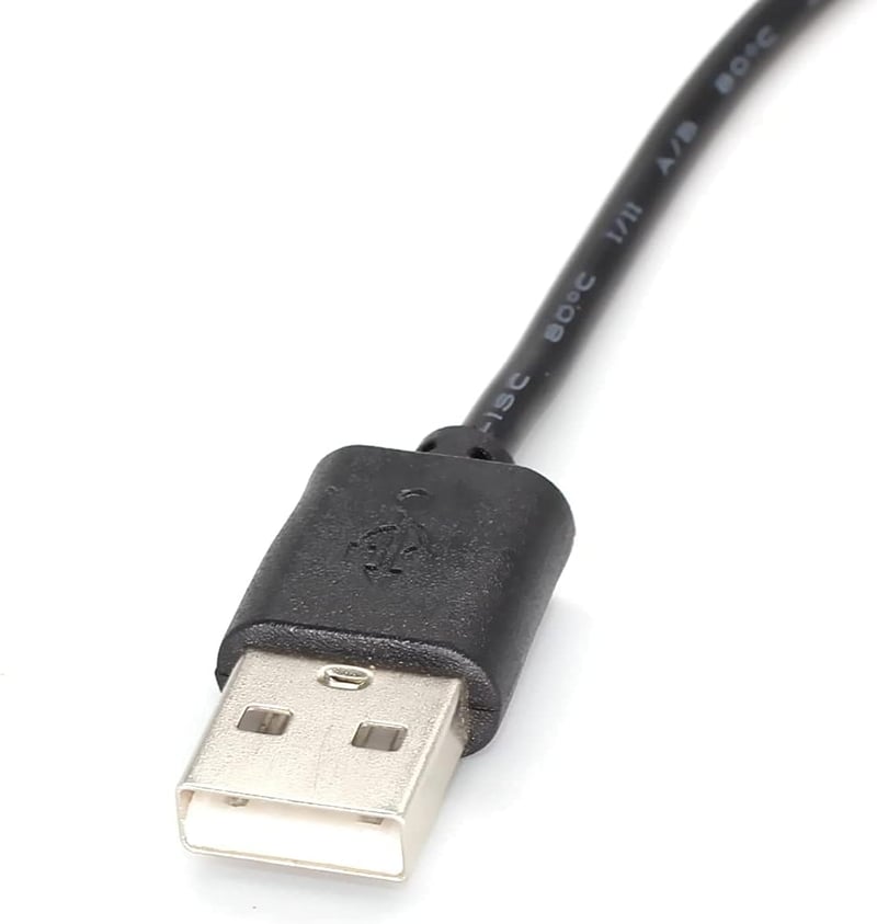 Gebildet 12V USB PC ventilátor tápkábel 3-pin 4-pin csatlakozó 2db
