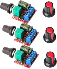 Gebildet 3db PWM motor szabályozó 5-35V 5A LED kijelzővel fordítható 1