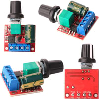 Gebildet 3db PWM motor szabályozó 5-35V 5A LED kijelzővel fordítható 2
