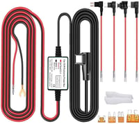 Gebildet Menetrögzítő Kamera Bekötő Szett Type-C USB Csatlakozóval, 12V-24V 5V Átalakító Feszültségvédelemmel, 4m Kábel 1