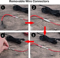 Gebildet Menetrögzítő Kamera Bekötő Szett Type-C USB Csatlakozóval, 12V-24V 5V Átalakító Feszültségvédelemmel, 4m Kábel 5
