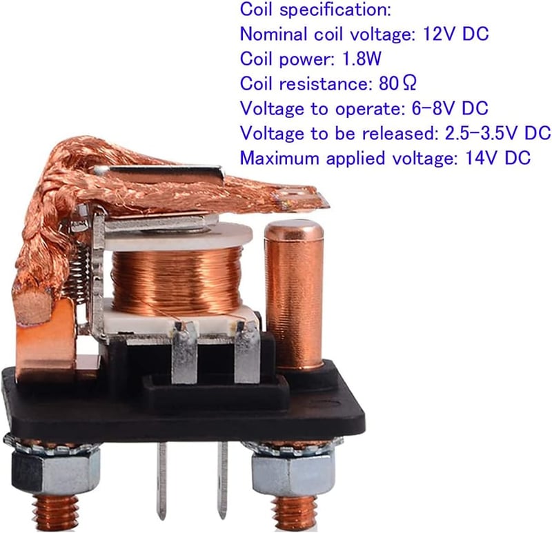 Gebildet RL/180-12 akkumulátor leválasztó relé 12V 100A autóhoz teherautóhoz hajóhoz