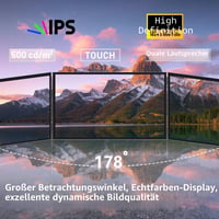 10,1-palcový dotykový monitor GeeekPi pre Raspberry Pi, IPS LCD displej 1024x600 s duálnymi reproduktormi, HDMI, pre Pi 5/4B/3B+/Zero/400, Win11/10/8 5