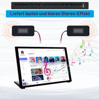 10,1-palcový kapacitný dotykový displej GeeekPi pre Raspberry Pi 5, HDMI IPS, 1280x800, duálny reproduktor 3
