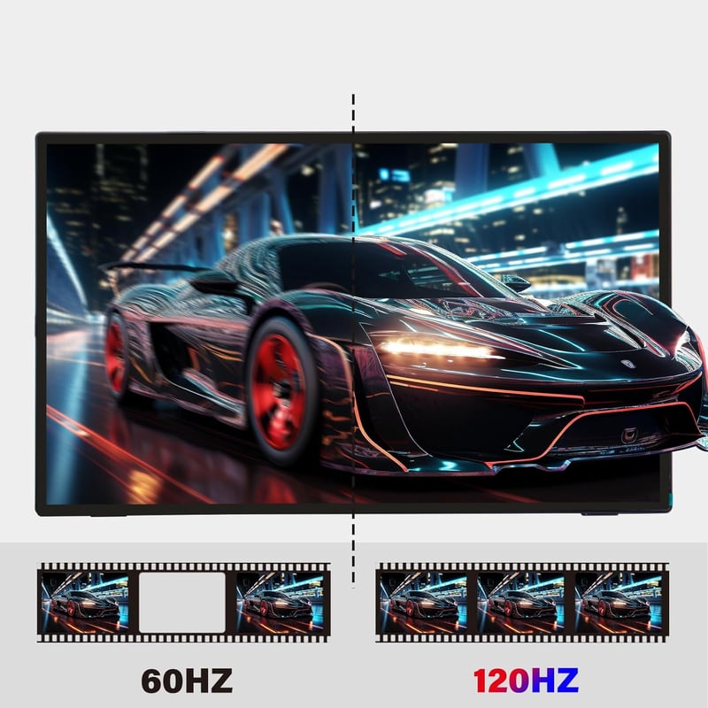 GeeekPi 18.5" hordozható monitor 1920x1080 IPS érintőképernyő 120Hz HDMI USB-C