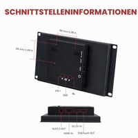 9-palcový dotykový LCD monitor GeeekPi 1280x720 pre 3U rack DeskPi RackMate T0/T1/T2/T0 Plus/T1 Plus/TL1 a 10-palcový serverový rozvádzač 4