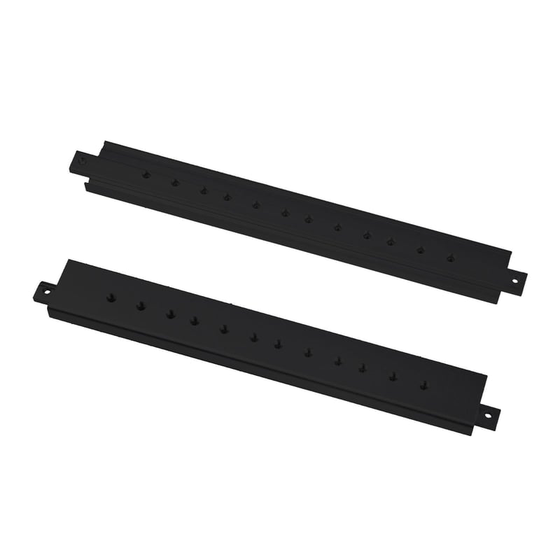 GeeekPi DeskPi RackMate T0/T1/T2 hliníková priečna výstuž, 25,4 cm – čierna – 2 ks