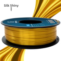 GEEETECH PLA Silk filament 1,75 mm, hodvábne zlatý pre 3D tlačiarne, 1 kg cievka, rozmerová presnosť +/- 0,02 mm 3