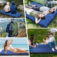 Geegear önfelfújó kemping matrac párnával - 200x70 cm - 12 cm vastag 8