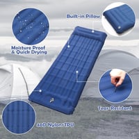 Geegear önfelfújó kemping matrac párnával - 200x70 cm - 12 cm vastag 6