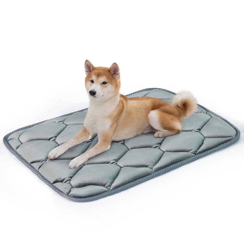 Umývateľný matrac do klietky pre psov Geegoos, 42 palcov - sivý - 104x68 cm