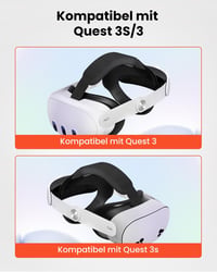 GEEKERA Meta Quest 3S/3 RGB fejpánt 10000mAh akkumulátorral és gyorstöltéssel 2