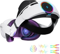 GEEKERA Meta Quest 3S/3 RGB fejpánt 10000mAh akkumulátorral és gyorstöltéssel 1