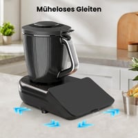GEEKHOM Posuvná podložka pre Thermomix TM7 s držiakom na stierku a ochranným krytom displeja – ľahké posúvanie, stabilné státie, neviditeľný dizajn 2