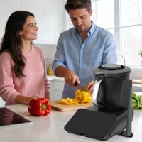 GEEKHOM Posuvná podložka pre Thermomix TM7 s držiakom na stierku a ochranným krytom displeja – ľahké posúvanie, stabilné státie, neviditeľný dizajn 7