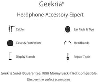 GEEKRIA kemény védő utazó tok szürke Sony WI-1000X H700 C400 JVC HA-FX37BT Bluetooth nyakpántos fülhallgatókhoz IP67 7