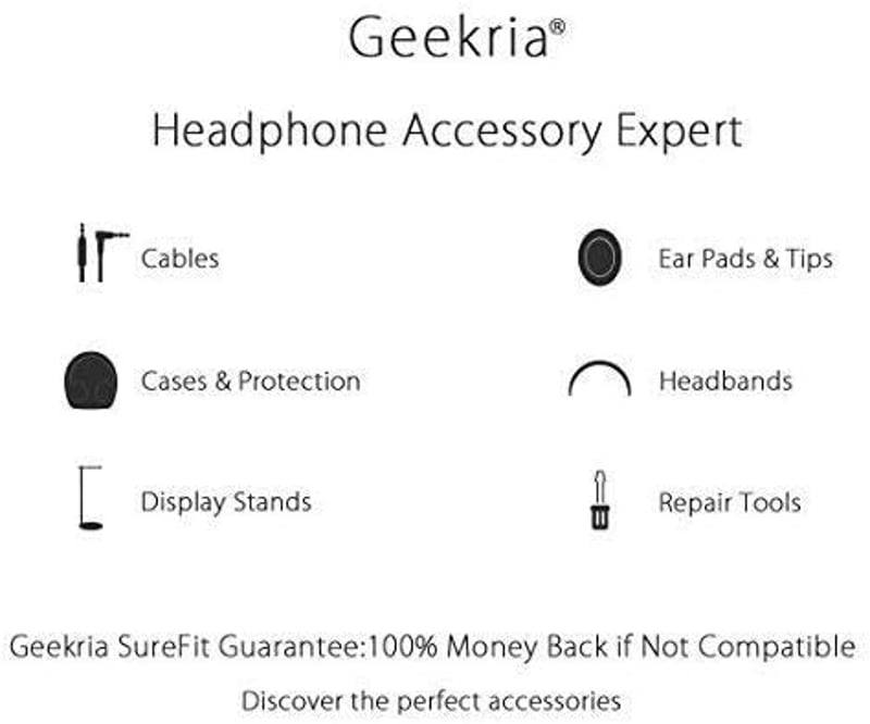 GEEKRIA kemény védő utazó tok szürke Sony WI-1000X H700 C400 JVC HA-FX37BT Bluetooth nyakpántos fülhallgatókhoz IP67