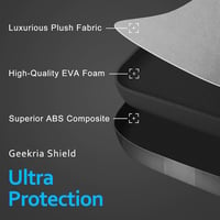 Husă de protecție rigidă GEEKRIA PRO neagră pentru căști Sony WH-CH710N, WH-1000XM6, XM5, XM4, MDR-1AM2, geantă de voiaj 6
