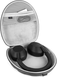 Husă de protecție rigidă GEEKRIA PRO neagră pentru căști Sony WH-CH710N, WH-1000XM6, XM5, XM4, MDR-1AM2, geantă de voiaj 3