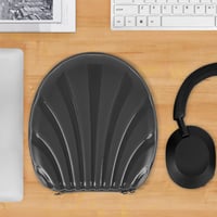 Husă de protecție rigidă GEEKRIA PRO neagră pentru căști Sony WH-CH710N, WH-1000XM6, XM5, XM4, MDR-1AM2, geantă de voiaj 5