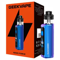 GeekVape Aegis Force Kit 80W Box Mod – 3200 mAh batéria, 5 ml cartridge, B Coil, MTL/DTL, Freebase/Nicsalts – farba Chameleon Prism 1