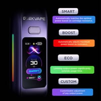 GeekVape Digi Max R Kit 80W – Automatické potiahnutie/Aktivácia tlačidlom, batéria 3000 mAh, kompatibilita s 5 ml J Cartridge a JR Cartridge, Space Black 3