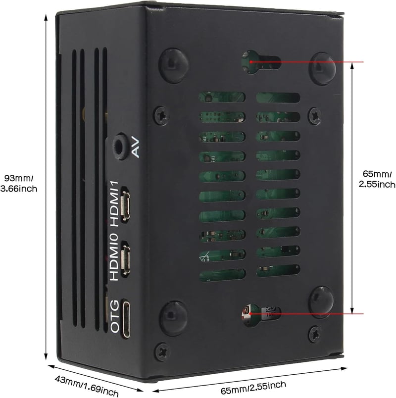 Geekworm KVM-A3 Raspberry Pi 4 KVM Over IP vezérlő szett