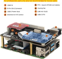 Geekworm KVM-A3 Raspberry Pi 4 KVM Over IP vezérlő szett 4