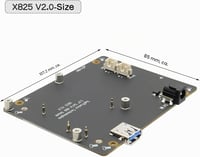 Geekworm Raspberry Pi 4 X825 V2.0 SATA bővítőkártya 2,5"-os HDD/SSD, UASP támogatás 6