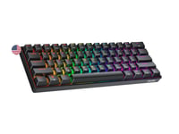 Geeky GK61 SE 60% mehanička gaming tipkovnica RGB - crna, Red switch 1