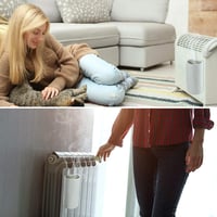 GeeRic 5 db S-alakú fém akasztó - Radiátor párásító kampó, sokoldalú fém fogas fürdőszobába, konyhába, irodába - 5 kg teherbírás 3