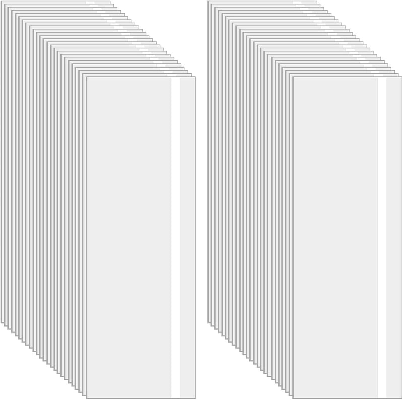 GeeRic 50 db átlátszó légycsapda csík, vízálló légy ragasztó csapda, diszkrét rovarcsapda
