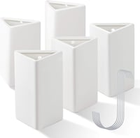 GeeRic Kerámia Radiátor Párásító Szett - 5 db Víz Párologtató Fűtőtestre, 200 ml, S-Kampókkal, Energiatakarékos Légnedvesítő Otthonra 1