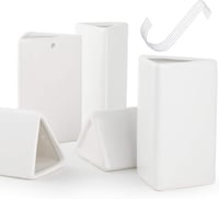 GeeRic Kerámia Radiátor Párásító Szett - 5 db Víz Párologtató Fűtőtestre, 200 ml, S-Kampókkal, Energiatakarékos Légnedvesítő Otthonra 9