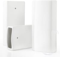 GeeRic Radiátor Párásító Készlet - 400 ml Kerámia Víz Párologtató 3 db-os Szett Fűtőtestre, S-kampókkal, Fehér, Energiatakarékos Légnedvesít 1