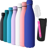 GeeRic Rozsdamentes Acél Termosz 1 Liter - Dupla Falú Hőszigetelt Kulacs, Szivárgásmentes, BPA-mentes, 24 Órás Hideg/12 Órás Meleg Italtartó 9