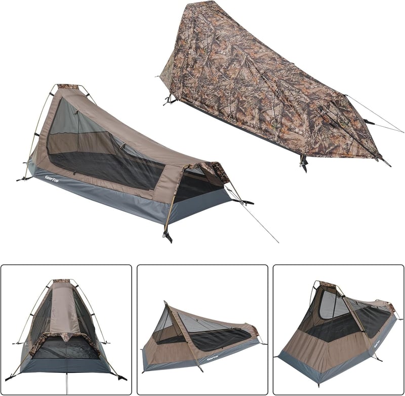 Geertop Bivak Trekking Sátor 1 Személyes Könnyű 1,5 kg 3-4 Évszak