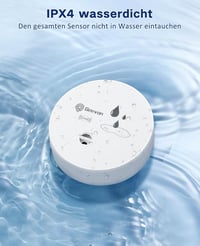 Geevon vízszivárgás-érzékelő riasztó 100 dB - fehér - 10 db-os csomag 7