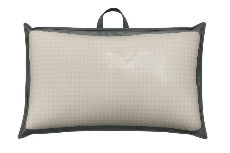 gef + medica Obliečka na vankúš na zips s úchytom 81x51 cm, sivá (10 ks) – Priestorovo úsporný úložný priestor na vankúše, paplóny a posteľnú bielizeň, TNT úchyt