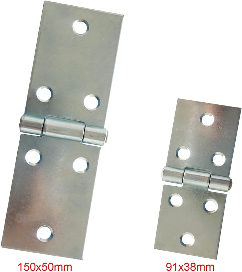 GEFONG 270 fokos zsanér összecsukható asztalszárnyhoz és szekrényajtóhoz 150 x 50 mm 4 db csomagban