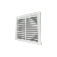 Ventilačná mriežka GEFONG 150mm Biela ABS Plastová Mriežka pre Nástenný Ventilátor Kúpeľňa Kuchyňa Sieťka proti Hmyzu 6 Palcov 1