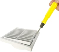 GEFONG Szellőzőrács 150mm Fehér ABS Műanyag Fali Ventillátor Rács Fürdőszoba Konyha Rovarháló 6 Hüvelyk 6