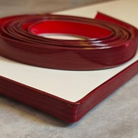 GELINTONG Bordvédő szegélyszalag U-alakú öntapadós TPE faerezet, rugalmas furnér szegély 16 mm x 2,8 m konyhabútor és munkalap élekhez 2