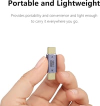 GELRHONR USB-C adapter 40Gbps USB4.0 Thunderbolt 4/3 100W töltés 8K videó 2db 4