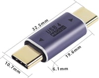 GELRHONR USB-C adapter 40Gbps USB4.0 Thunderbolt 4/3 100W töltés 8K videó 2db 6
