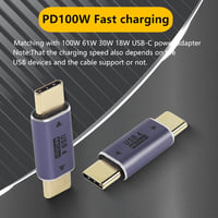 GELRHONR USB-C adapter 40Gbps USB4.0 Thunderbolt 4/3 100W töltés 8K videó 2db 3
