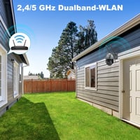 GENBOLT Kültéri Biztonsági Kamera 8MP 4K WiFi Színes Éjjellátás Automatikus Követés DC PoE Tápellátás IP Kamera 3