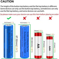 Generic Ni-MH újratölthető akku 3200 mAh 18x67 mm - 2 db 2