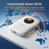 Generic 5G hordozható WiFi router, 2100 mAh, 14 h üzemidő, 10 eszköz 7